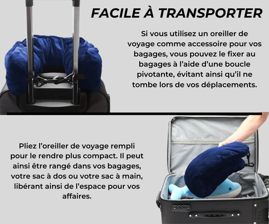Oreiller de voyage remplissable Wana®️
